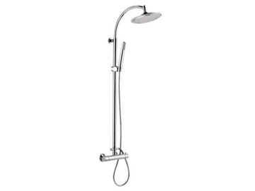 A37-CD - Wall-mounted shower panel with overhead shower by Rubinetterie Mariani - view 2